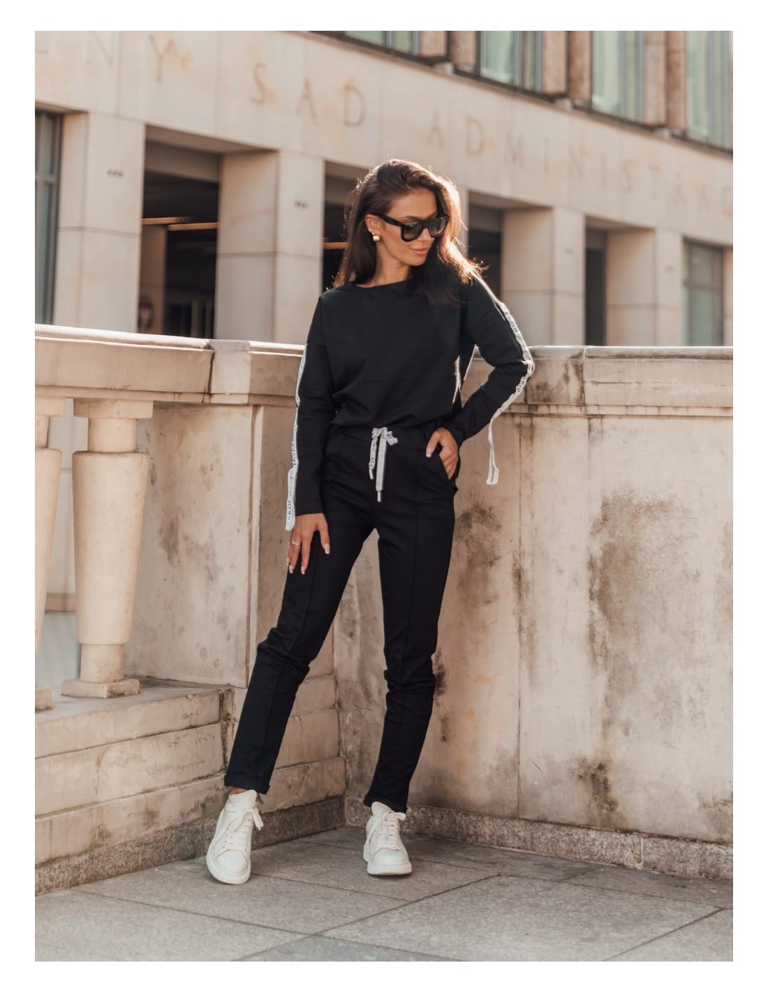 Women\'s black tracksuit set FI534 - Online store - Boutique